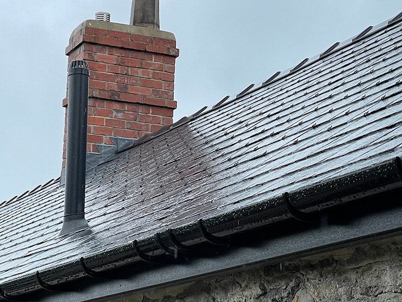 Slate roof repair